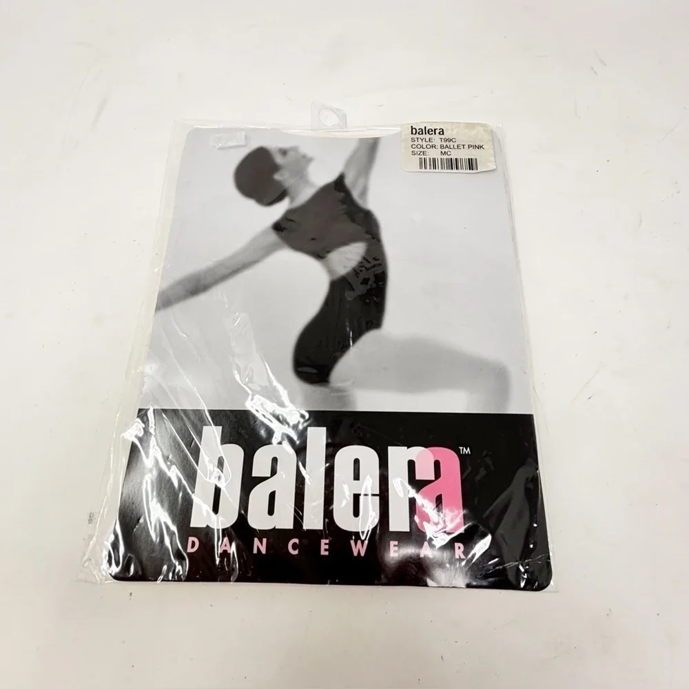 New BALERA Dancewear T99C Footed Tights Ballet Pink Child Size Medium Child